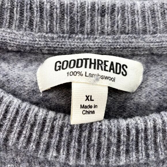 Goodthreads Lambswool Sweater Men's XL Chunky Fall Preppy Academia Office 90's - Picture 3 of 10